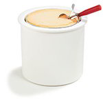 Carlisle CM101202 Coldmaster Ice Cream Server with Lid, 3 gallon, Portable, NSF, White