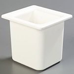 Carlisle CM110502 1/6-Size Coldmaster High Capacity Food Pan, NSF, White