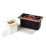 Carlisle CM120003 Coldmaster Fountain Jar, Black Plastic