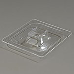 Carlisle CM112807 Lid For 1/6-Size Standard Pan w/ Molded-In Handle, Clear Acrylic
