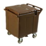 Carlisle IC225001 Mobile Ice Caddy w/ 125-lb Capacity, Brown