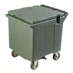 Carlisle IC225059 Mobile Ice Caddy w/ 125-lb Capacity, Slate Blue