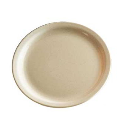 Carlisle KL11670 10-in Dinner Plate w/ Narrow Rim, Melamine, Adobe