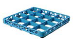 Carlisle RE1614 16-Compartment Full Size Dishwasher Rack Divided Extender, Blue