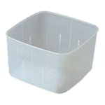 Carlisle ST153230 2-qt Square Food Storage Container, Polypropylene, Translucent