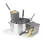Carlisle 60102 20 qt Pasta Cooker Pot ONLY, 14-in Diam, Heavy Aluminum