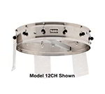 Carlisle 3816CH Ceiling Hung Order Wheel w/ 16-Clip & Mounting Plate, Stainless