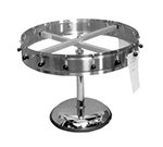 Carlisle 3812MP Portable Order Wheel w/ 12-Clip, Base & 9-in Extension, Stainless