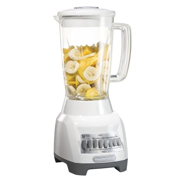 Hamilton Beach 50124 10 Speed Blender W 48 Oz Jar White 120v 