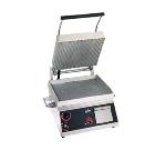 Star Manufacturing CG14IEGT Panini Grill w/ Smooth Lower, Grooved Upper, 14 x 14-in, 240V