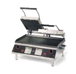 Star Manufacturing CG28IEGT-230 Panini Grill, 14 x 28-in Cast Iron Plates, Programmable Timer, Export