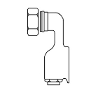 T&S Brass 00XX Female Union Coupling Inlets, 1/2 in IPS, Adjustable Screwdriver Stop