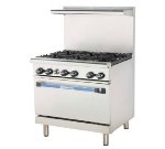 Turbo Air TARG-24G2B LP 36-in Restaurant Range w/ 2-Burner, 24-in Left Griddle, Oven, LP