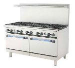Turbo Air TARG-36G4B LP 60-in Restaurant Range w/ 4-Burner, 36-in Left Griddle, 2-Oven, LP