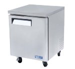 Turbo Air MUF-28 Undercounter Stainless Freezer w/ 1-Swing Door, 7-cu ft