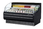 Turbo Air TOM-60SB 64-in Horizontal Open Display Merchandiser, Slim Line, Black