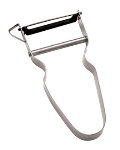 World Cuisine 42589-00 Harp Vegetable Peeler, 2 x 5-in
