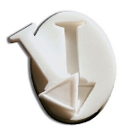 World Cuisine 47791-09 Confectioners Letter I Mold, 2 x 1-in, Flexible Polymer