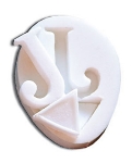 World Cuisine 47791-10 Confectioners Letter J Mold, 2 x 1-in, Flexible Polymer