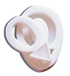 World Cuisine 47791-15 Confectioners Letter O Mold, 2 x 1.5-in, Flexible Polymer