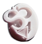 World Cuisine 47791-19 Confectioners Letter S Mold, 2 x 1-1/8-in, Flexible Polymer