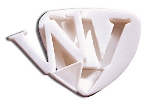 World Cuisine 47791-23 Confectioners Letter W Mold, 2 x 2-in, Flexible Polymer