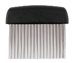 World Cuisine 48280-23 4.5-in Crinkle Blade Cutter, Stainless w/ Poly Handle