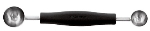 World Cuisine 48280-28 Two-Sided Melon Baller, 7/8 x 1-1/8-in, Stainless, Poly Handle