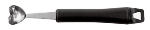 World Cuisine 48280-70 Heart Shape Melon Baller, 1-in, Stainless, Poly Handle