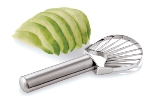 World Cuisine 48286-62 9.5-in Avocado Peeler Cutter, Stainless Steel