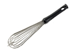 World Cuisine 12928-25 8-Wire Whisk w/ Polymer Handle, Stainless, 10-in