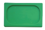 World Cuisine 14730-33 Hotel Pan Lid, 1/9-Size, Polypropylene, Green