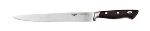 World Cuisine 18106-25 Slicing Knife, 10-in, Steel & Carbon Alloy, Ergonomic Plastic