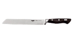 World Cuisine 18128-20 Bread Knife, 7-7/8-in, Steel & Carbon Alloy