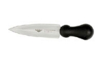 World Cuisine 18207-15 Milano Cheese Knife, 5-7/8-in, Steel & Carbon Alloy Forged