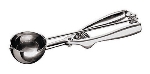 World Cuisine 41473-31 Ice Cream Scoop, 1-1/8-in, Stainless