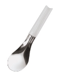 World Cuisine 41475-00 Gelato Spade, 10-in, Stainless, White