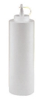 World Cuisine 41526-B1 Squeeze Bottle, 8-oz, Polyethylene, White