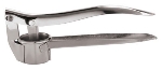 World Cuisine 42565-00 Garlic Press w/ Handles, 1 x 5.5-in, Stainless Steel
