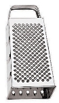 World Cuisine 42569-04 4-Way Grater, 3-1/8 x 4-in, Stainless Steel
