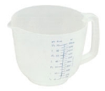 World Cuisine 47608-20 Microwave Oven Measuring Jug, Plastic