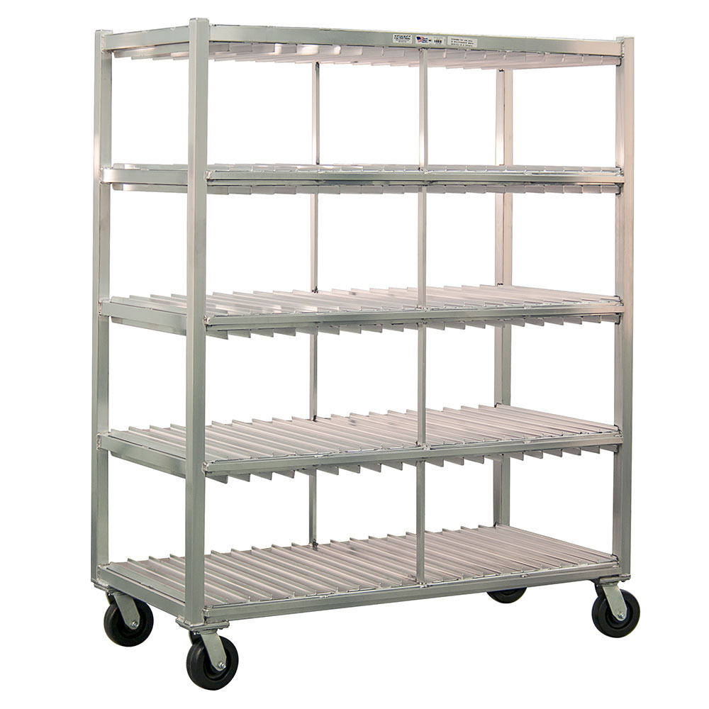 New Age 96705 4-Level Mobile Drying Rack for Trays