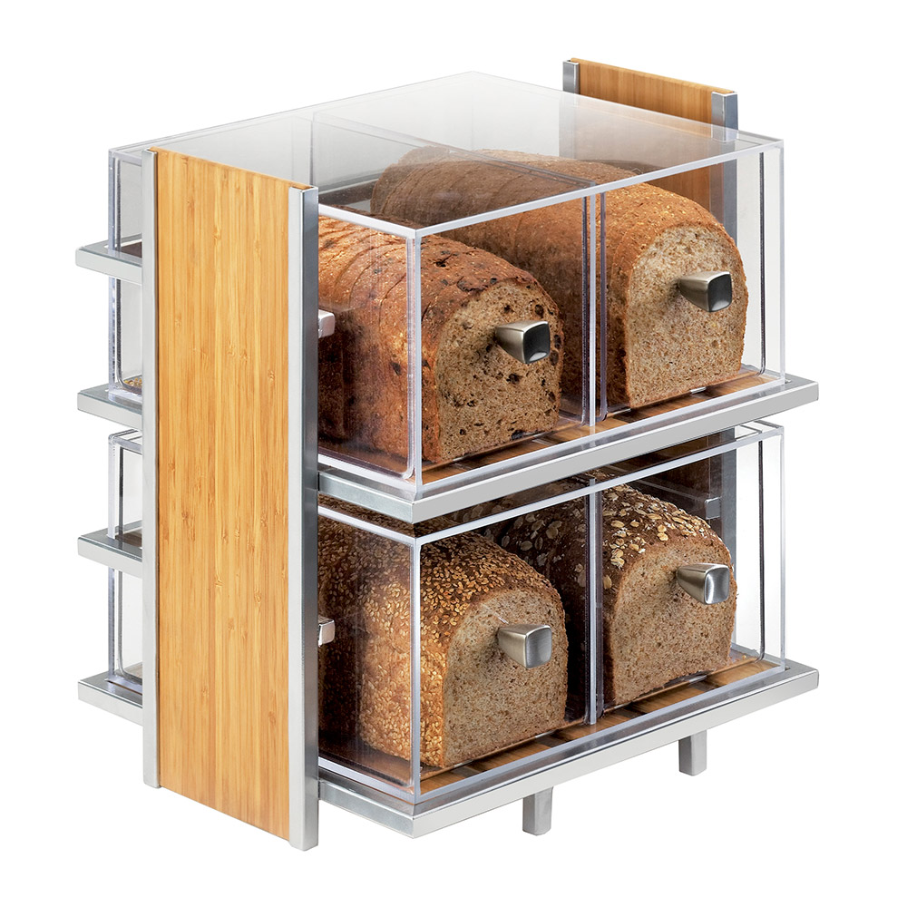 Calmil Eco Modern Bread Box Display W Tiers Silver Wire - Calmil Eco Modern Bread Box Display W Tiers Silver Wire Bamboo calmil eco modern bread box display w tiers silver wire - calmil eco modern bread box display w tiers silver wire bamboo