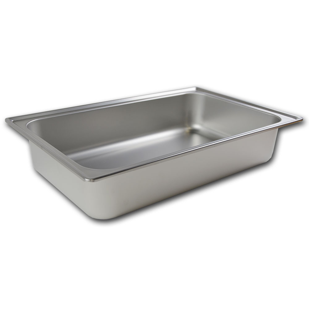 Browne Halco 800412WD Ambassador Water Pan, Full Size, 4-1/2 in, 18/8 ...