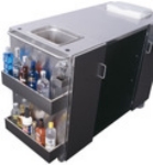 Summit Refrigeration CARTOSSPR7 Outdoor Serving Cart, Deep SS Well, Ice Compartment, SS Refrigerator