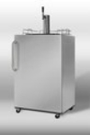 Summit Refrigeration SBC490OS7 Outdoor Beer Dispenser w/ Tap, Holds 1-Keg, Stainless
