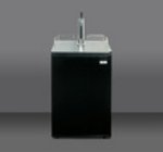 Summit Refrigeration SBC500B Beer Dispenser, Black Cab/Door, Half-Quarter-Mini, Sankey, 24 in, 1 Keg