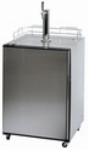Summit Refrigeration SBC500SSST Beer Dispenser, Half-Quarter-Mini, Sankey, Black Cab, SS Door, 24 in, 1 Keg