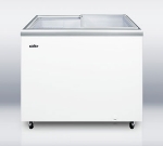 Summit Refrigeration SCF1094 Chest Freezer, Manual Defrost, Flat Top, Tempered Glass, White, 10.7-cu ft