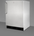 Summit Refrigeration SPR7OS Outdoor Refrigerator, All Stainless, Auto Defrost, Glass Shelves, 5.5